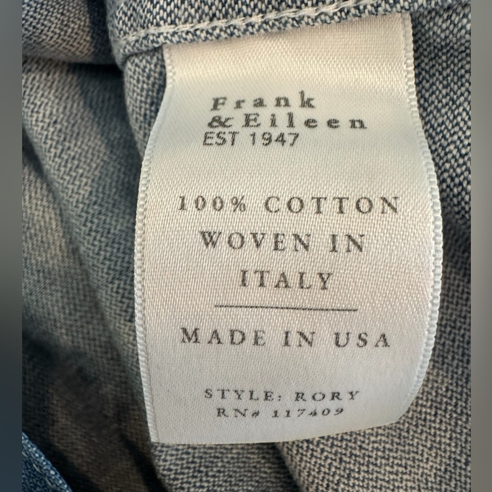Frank & Eileen Blue Denim Maxi Shirt Dress - Picture 12 of 15
